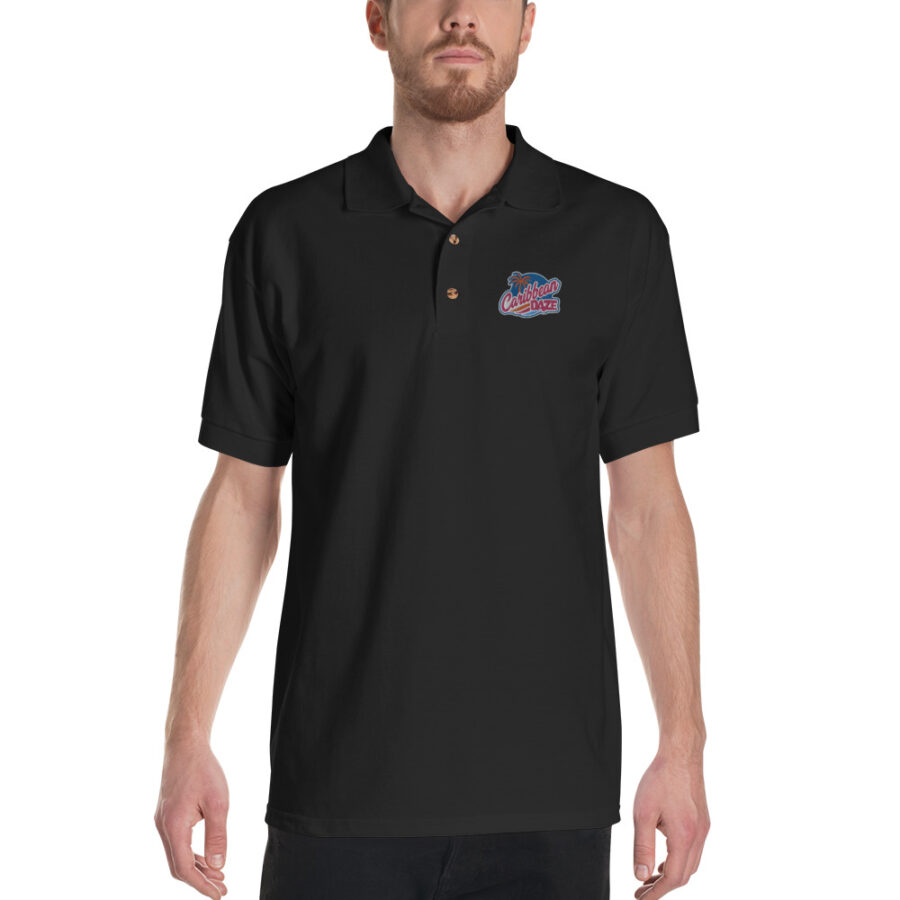 Caribbean Daze Embroidered Polo Shirt - Image 2
