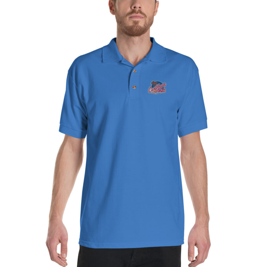 Caribbean Daze Embroidered Polo Shirt - Image 6