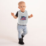 Caribbean Daze Embroidered Baby Bib