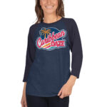 Caribbean Daze Weathered 3/4 sleeve Baseball tee shirt - Image 3