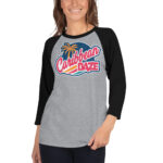 Caribbean Daze Weathered 3/4 sleeve Baseball tee shirt - Image 4