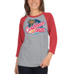 Caribbean Daze Weathered 3/4 sleeve Baseball tee shirt - Image 5
