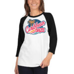 Caribbean Daze Weathered 3/4 sleeve Baseball tee shirt - Image 7