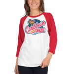Caribbean Daze Weathered 3/4 sleeve Baseball tee shirt - Image 8