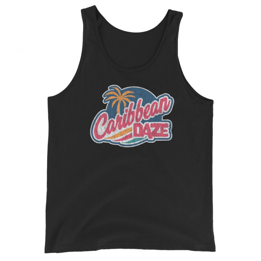 Weathered Caribbean Daze Unisex Tank Top - Image 2