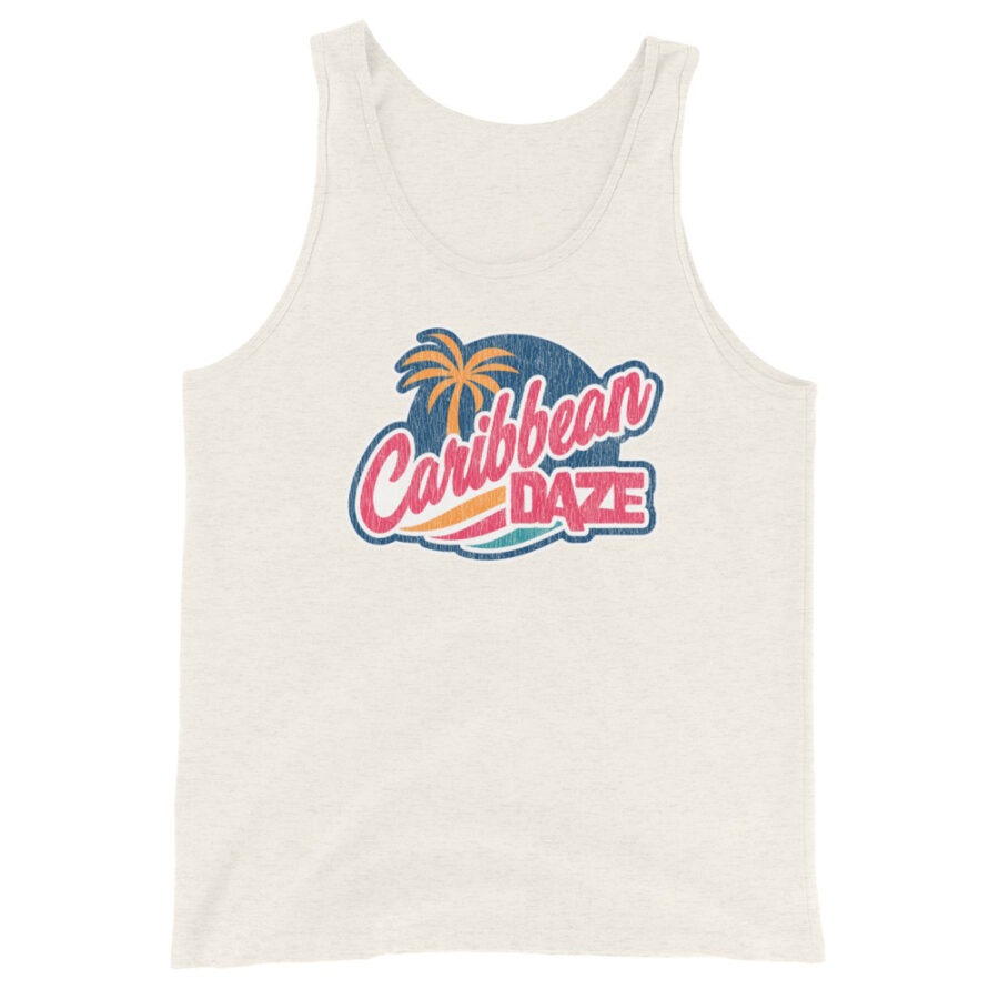 Weathered Caribbean Daze Unisex Tank Top - Image 9