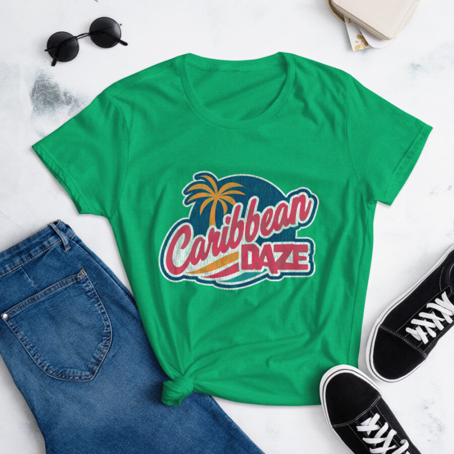 Caribbean Daze Weathered Women's short sleeve t-shirt - Image 12