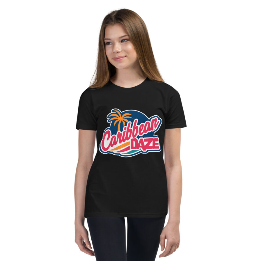 Caribbean Daze Youth Unisex Short Sleeve T-Shirt - Image 2